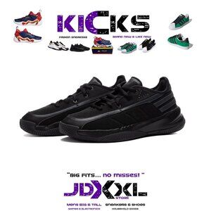 Adidas Front Court Black Carbon Men's Basketball Sneakers, Size 12.5